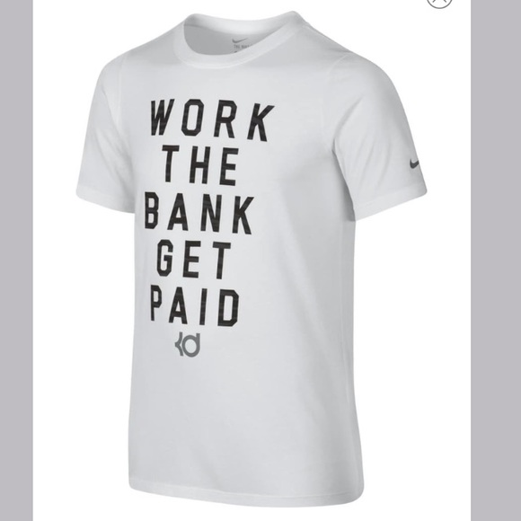 Nike Work The Bank Get Paid' Dri-FIT T-Shirt - Picture 3 of 3